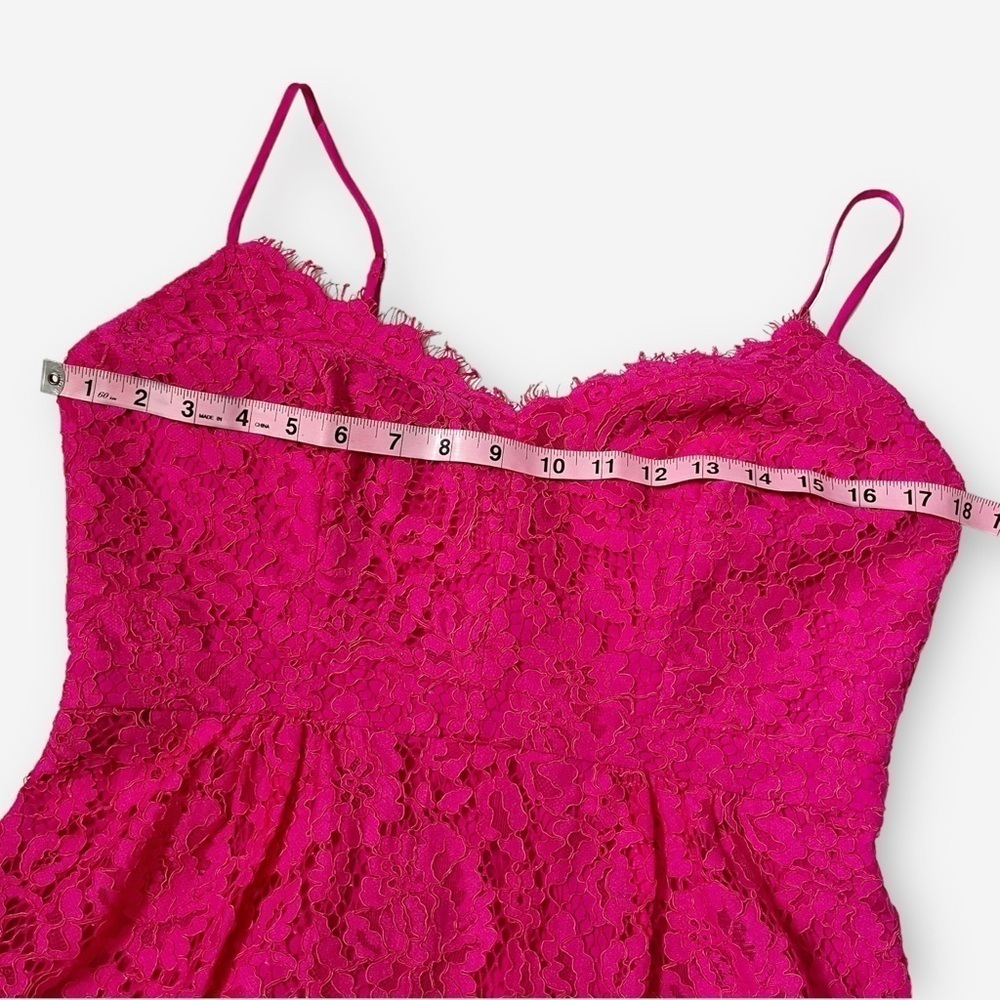 J. Crew Raspberry Lace Midi Dress - Picture 10 of 12